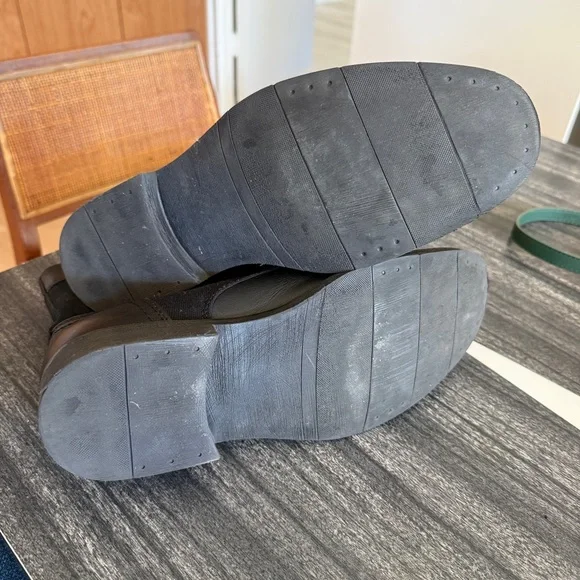 The Rail Black Leather Men's Boots size EU 41 or US 9 - Picture 6 of 8